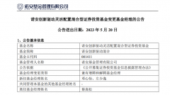 {股市配资炒股}蔡嵩松卸任救火队员功成身退？两位继任者从业合计不足一年 诺安再赌一把？